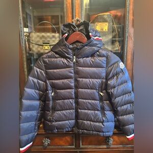 Moncler Dark Blue Jacket with Logo